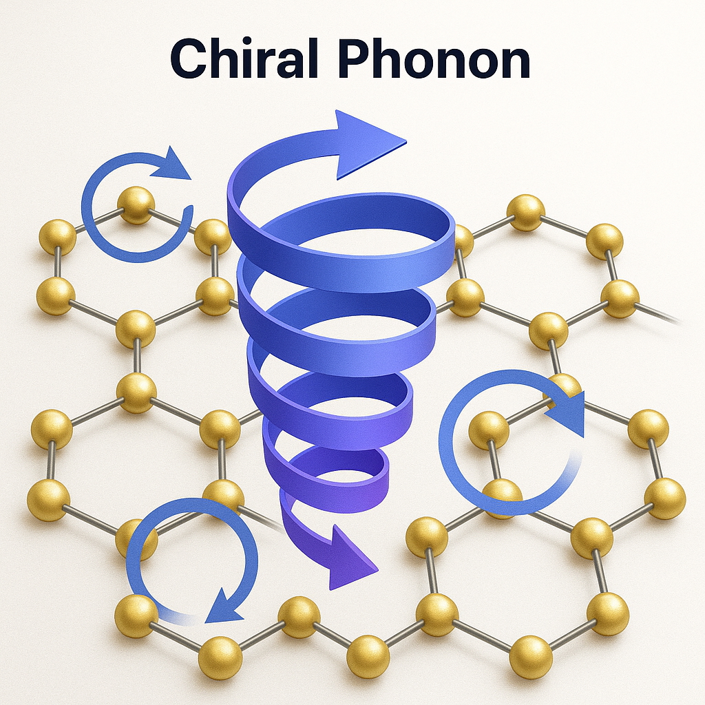 Chiral phonons — publication figure